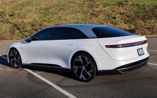 White 2022 Lucid Air Dream Edition