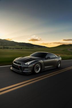 Gray 2013 Nissan GT-R Premium