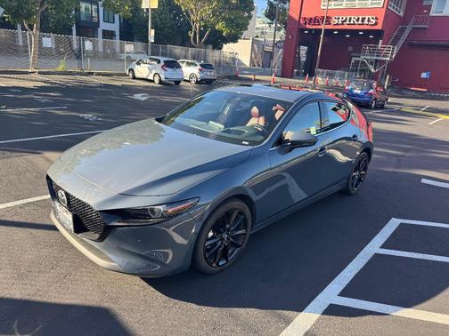 Gray 2021 Mazda Mazda3 AWD w/Premium Plus Package