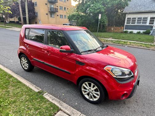 Red 2012 Kia Soul +