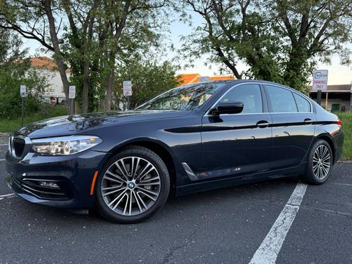 Blue 2017 BMW 530 i xDrive