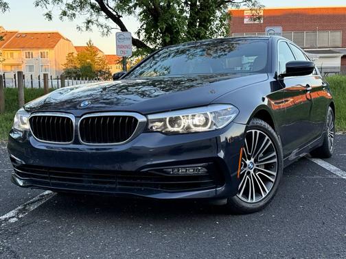 Blue 2017 BMW 530 i xDrive