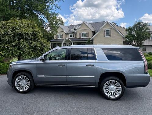 Silver 2019 Cadillac Escalade ESV Platinum