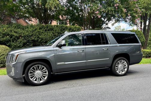 Silver 2019 Cadillac Escalade ESV Platinum