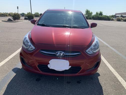 Red 2017 Hyundai Accent SE