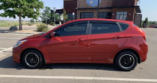 Red 2017 Hyundai Accent SE