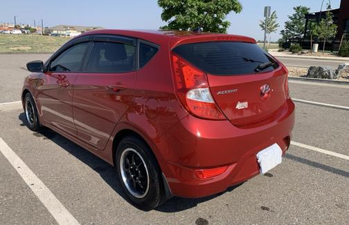 Red 2017 Hyundai Accent SE
