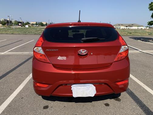 Red 2017 Hyundai Accent SE