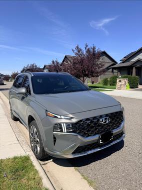 Gray 2021 Hyundai SANTA FE Calligraphy