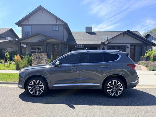 Gray 2021 Hyundai SANTA FE Calligraphy