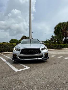 Silver 2018 INFINITI Q50 3.0t Sport