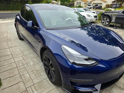 Blue 2022 Tesla Model 3 Base
