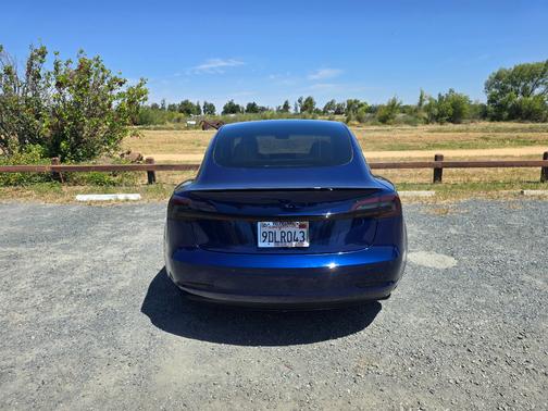 Blue 2022 Tesla Model 3 Base