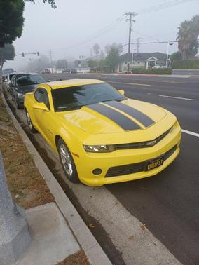 Yellow 2015 Chevrolet Camaro 2LS