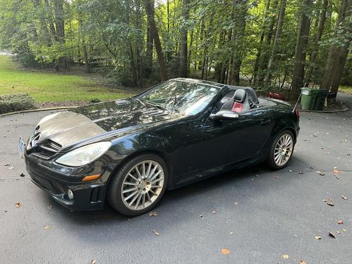 Black 2008 Mercedes-Benz SLK-Class SLK55 AMG Roadster