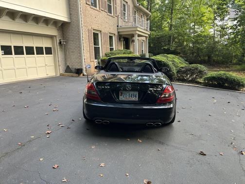 Black 2008 Mercedes-Benz SLK-Class SLK55 AMG Roadster