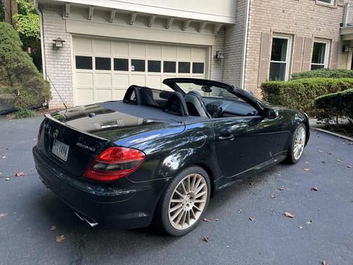 Black 2008 Mercedes-Benz SLK-Class SLK55 AMG Roadster