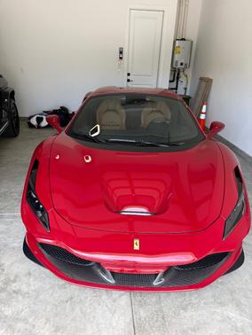 Red 2021 Ferrari F8 Spider Base