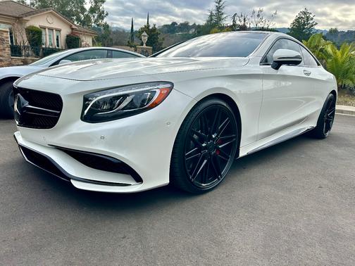 White 2017 Mercedes-Benz AMG S 63 4MATIC