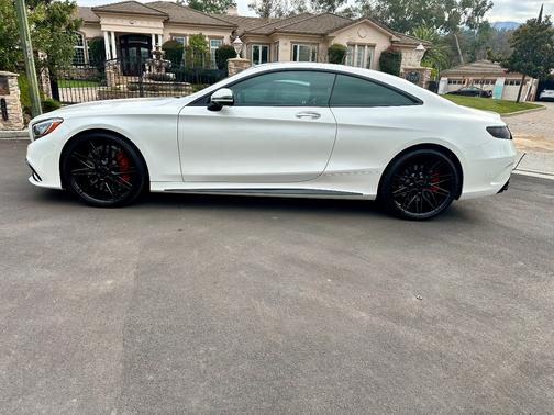 White 2017 Mercedes-Benz AMG S 63 4MATIC