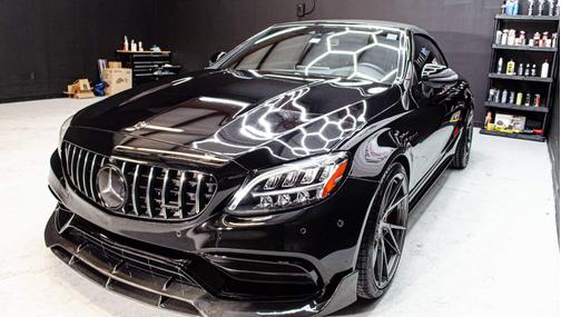 Black 2019 Mercedes-Benz AMG C 63 S