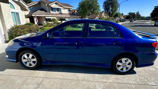 Blue 2007 Toyota Corolla S