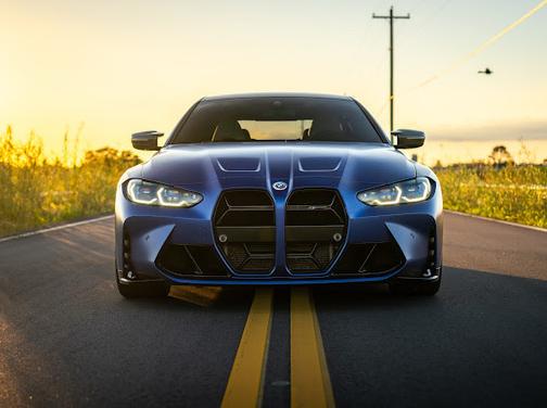Blue 2022 BMW M4 Competition