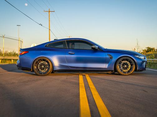 Blue 2022 BMW M4 Competition