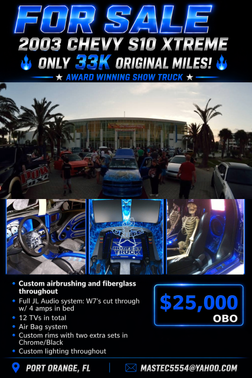 Blue 2003 Chevrolet S-10 LS Extended Cab
