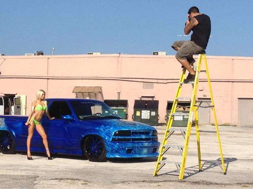 Blue 2003 Chevrolet S-10 LS Extended Cab