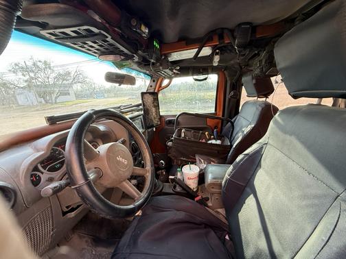 Orange 2010 Jeep Wrangler Rubicon