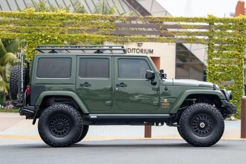 Green 2015 Jeep Wrangler Unlimited Rubicon