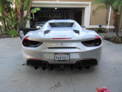 Silver 2018 Ferrari 488 Spider Base