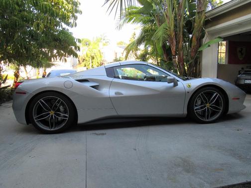 Silver 2018 Ferrari 488 Spider Base