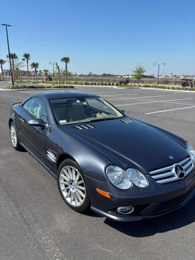 Beige 2008 Mercedes-Benz SL-Class SL550 Roadster