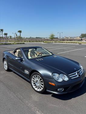Beige 2008 Mercedes-Benz SL-Class SL550 Roadster