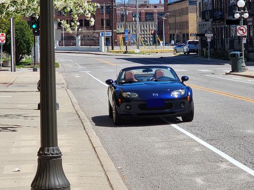 Blue 2008 Mazda MX-5 Miata Grand Touring