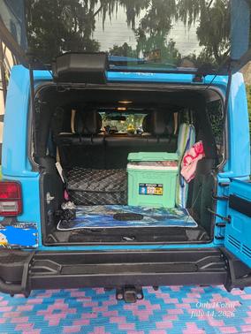 Blue 2017 Jeep Wrangler Unlimited Sahara