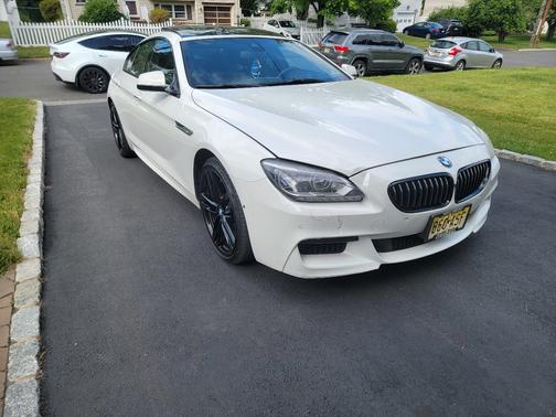 White 2015 BMW 650 Gran Coupe i xDrive