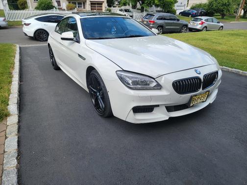 White 2015 BMW 650 Gran Coupe i xDrive