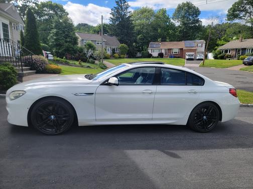 White 2015 BMW 650 Gran Coupe i xDrive