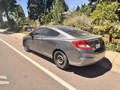 Gray 2012 Honda Civic LX