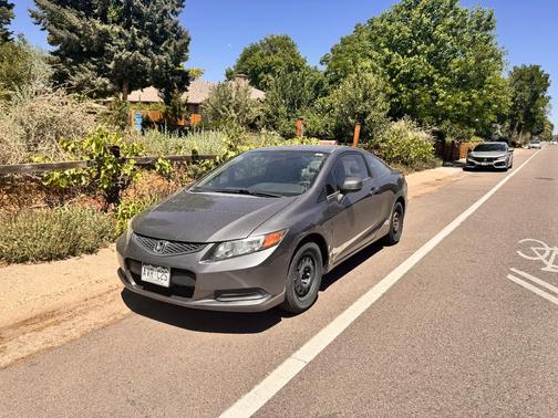 Gray 2012 Honda Civic LX