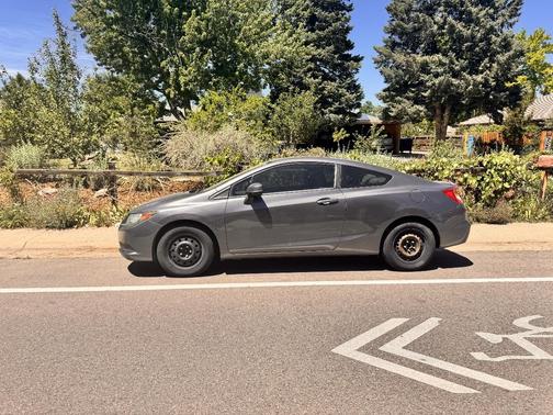 Gray 2012 Honda Civic LX