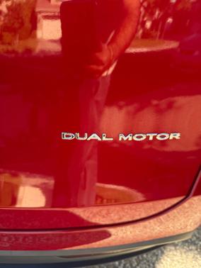Red 2022 Tesla Model Y Long Range