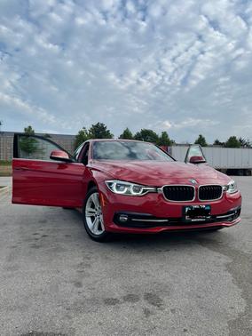 Red 2017 BMW 330 i xDrive
