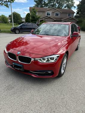 Red 2017 BMW 330 i xDrive
