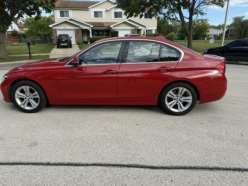 Red 2017 BMW 330 i xDrive