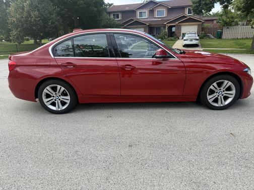 Red 2017 BMW 330 i xDrive