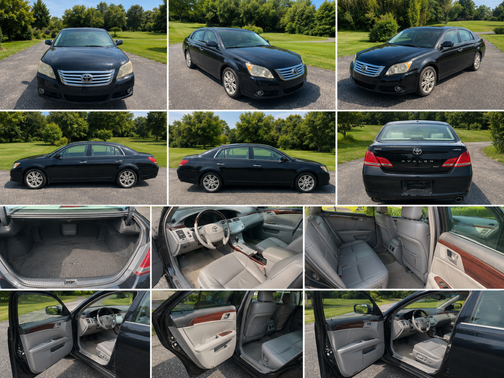 Black 2008 Toyota Avalon Limited